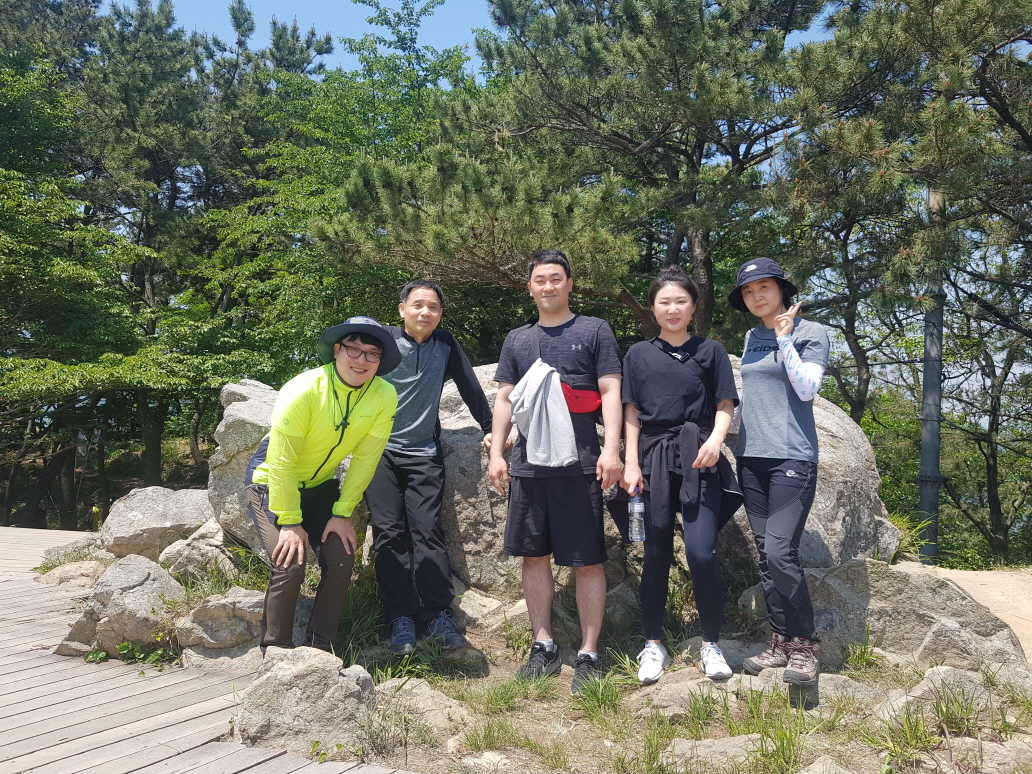 종합해사 등산동호회 쇠미산 등반기념